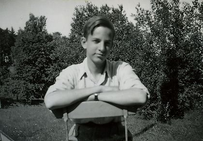 Ингмар Бергман в детстве, 15 лет
