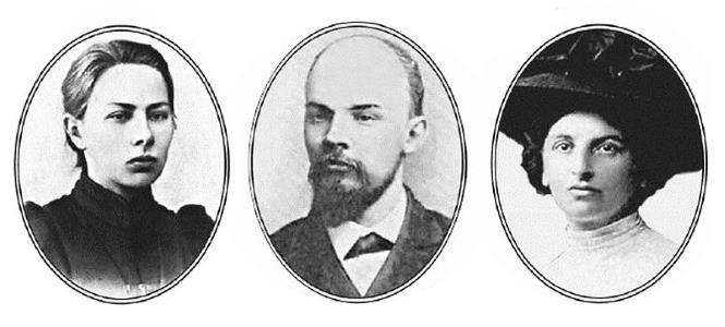Крупская, Ленин и Арманд