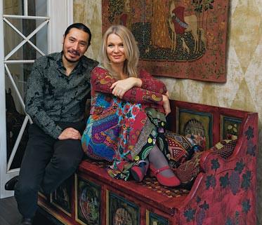 Анастасия и её муж Вениамин Скальник
