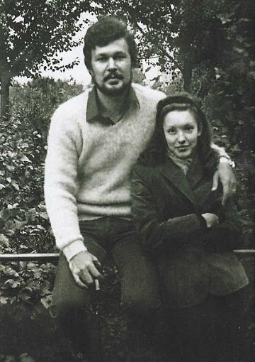 Анна Самохина с первым мужем