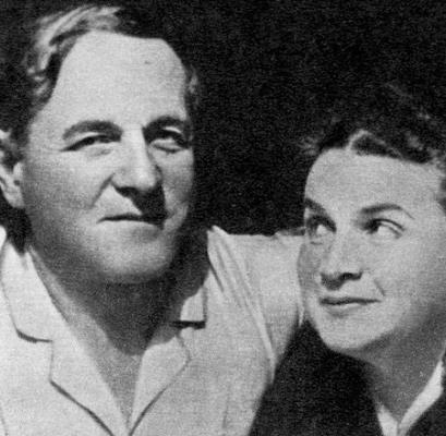 Вера Мухина с мужем Алексеем Замковым в 1938 году