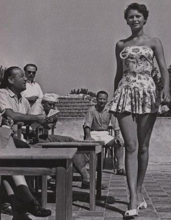 Лорен На конкурсе красоты "Мисс Италия-1950"