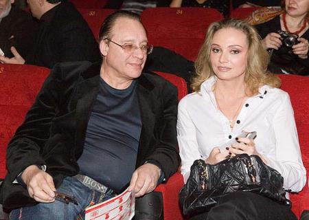 Максим Дунаевский с женой Мариной Рождественской