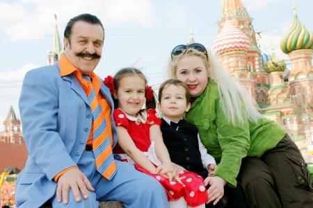 Вилли Токарев с семьей