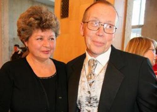 Юрий Вяземский с женой Татьяной