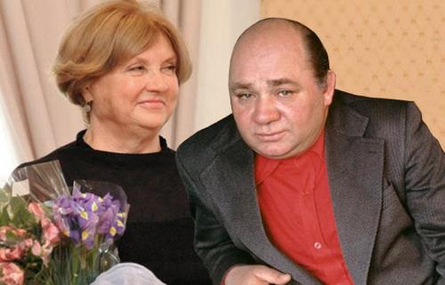 Евгений Леонов с женой Вандой