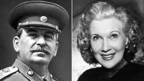 Любовь Орлова и Иосиф Сталин