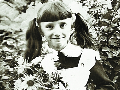 Елена Воробей в детстве