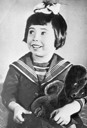 Татьяна Самойлова в детстве