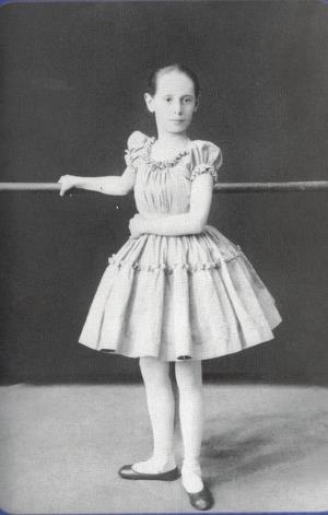 Анна Павлова в детстве 1892 г