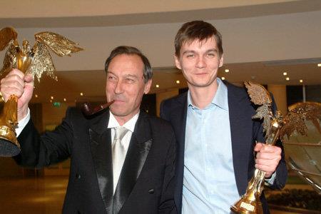Олег Янковский с сыном Филиппом Янковским