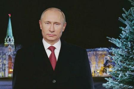 Предновогоднее поздравление Владимира Путина