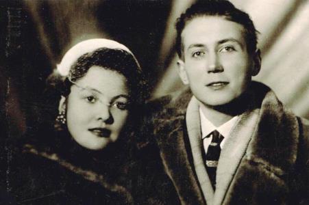 Евгений Евтушенко с первой женой Беллой Ахмадулиной