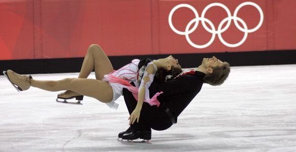Маргарита Дробязко и Повилас Ванагас на Олимпиаде в Турине