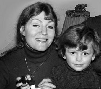 Анна Герман с сыном