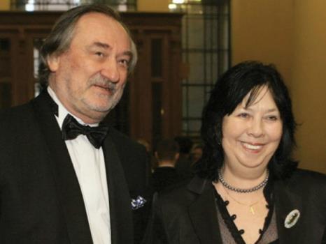 Богдан Ступка и жена Лариса Корниенко