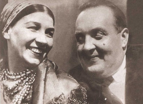 Лидия Русланова с Михаилом Гаракви