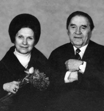 Леонид Утесов и Антонина Ревельс