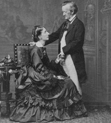 Рихард Вагнер с женой