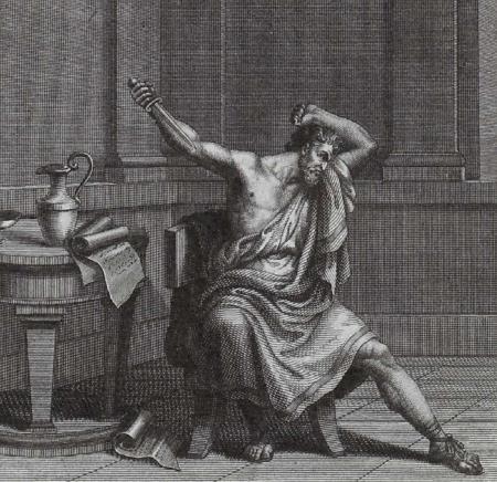 Понтий Пилат собирается совершить самоубийство