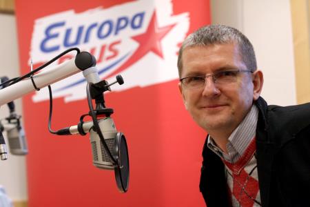 Юрий Аксюта на радиостанции "Европа плюс"