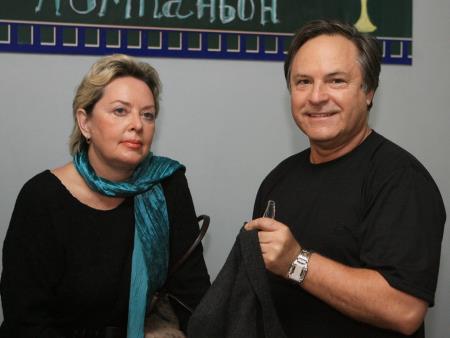 Родион Нахапетов с женой Натальей