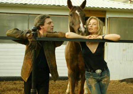 Александр и Лидия с лошадьми...