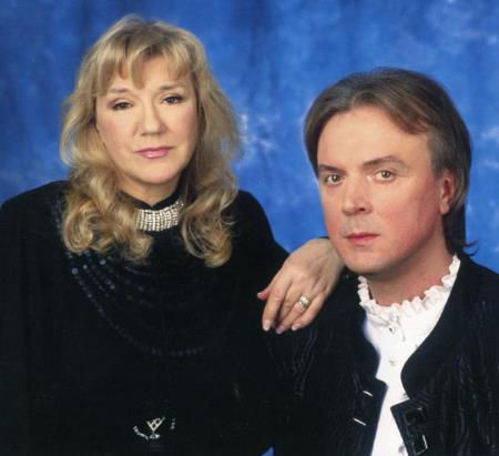 Жанна Бичевская с супругом Геннадием Пономаревым