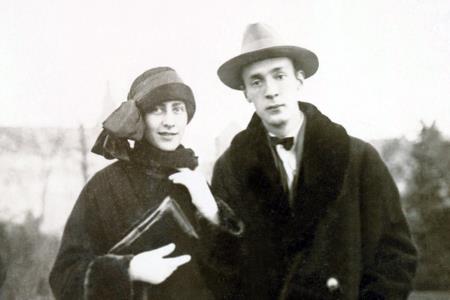 Владимир Набоков с женой Верой в молодости