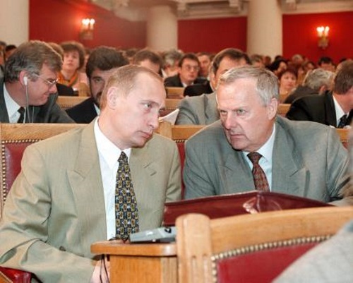 Анатолий Собчак и Владимир Путин