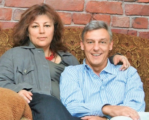 С бывшей женой Юлией Соболевской