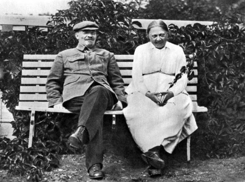 Крупская и Ленин