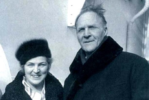Фёдор Шаляпин с женой