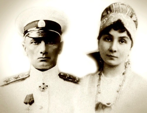 Александр Колчак с Анной Тимиревой