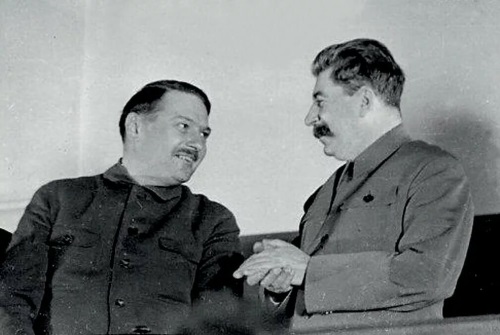 Жданов и Сталин