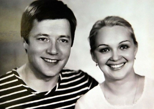 Евгений Жариков с женой Натальей Гвоздиковой