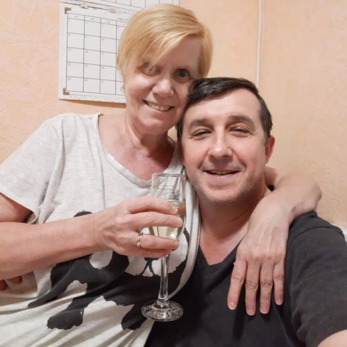 Виктор Супрун с женой